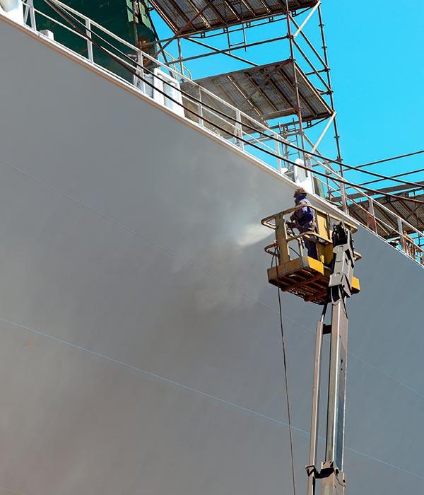 pintura industrial para barcos